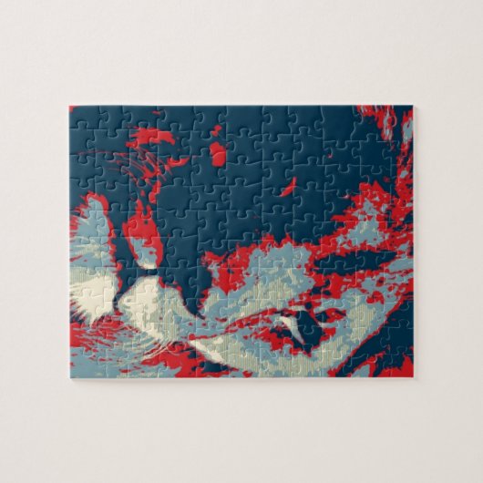 Pop Art Lion Legpuzzel (Horizontaal)