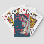 Pop Art Lion Speelkaarten (Achterkant)