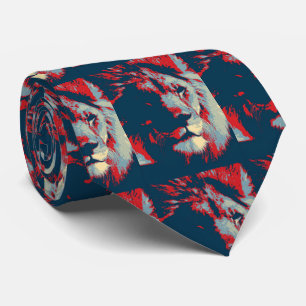 Pop Art Lion Stropdas