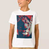 Pop Art Lion T-shirt (Voorkant)