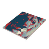 Pop Art Lion Tegeltje (Zijkant)