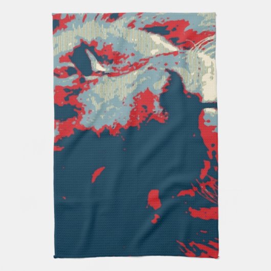 Pop Art Lion Theedoek (Verticaal)