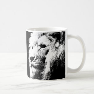 Pop Art Lion wordt geconfronteerd met de Sjabloon  Koffiemok
