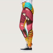 Pop Art Lips:  Trendy Leggings (Links)