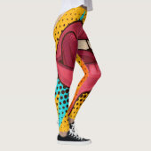 Pop Art Lips:  Trendy Leggings (Rechts)