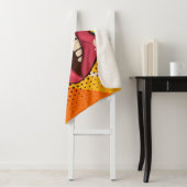 Pop Art Lips: Trendy Sherpa Deken (In situ)