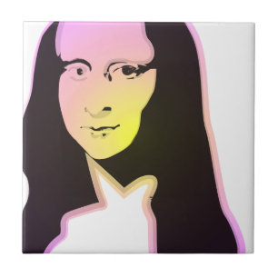 Pop Art Lisa Tegeltje