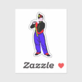 Pop Art Little Flutist (Manet) Sticker (Vel)