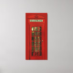 Pop Art  London City Red Canvas Afdruk<br><div class="desc">Travel Art Foto's van Symbolen van de beroemde hoofdstad van de wereld - Symbolen van Londen: Legendary City Memories - London City Red Telephone Box</div>