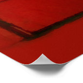 Pop Art  London City Red Poster (Hoek)