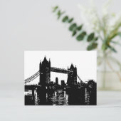 Pop Art London Tower Bridge Briefkaart (Staand voorkant)