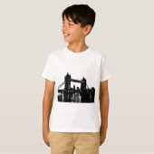 Pop Art London Tower Bridge T-shirt (Voorkant volledig)