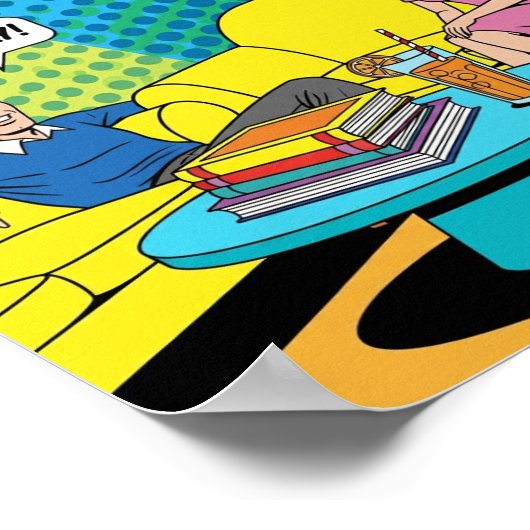 Pop Art Lounge Poster (Hoek)