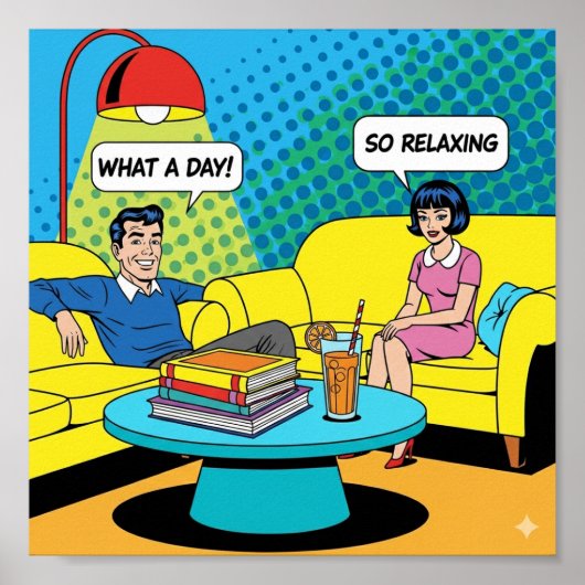 Pop Art Lounge Poster (Voorkant)