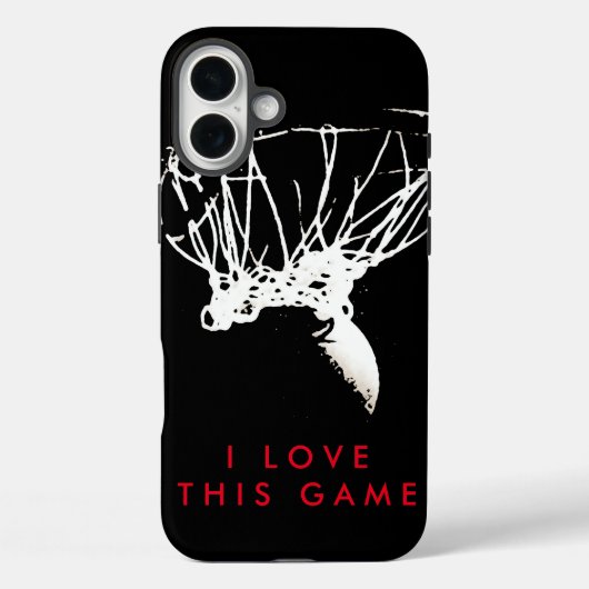 Pop Art Love Basketbal Spel Case-Mate iPhone Case (Achterkant)