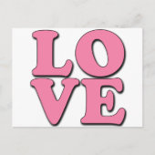 POP ART LOVE BRIEFKAART (Voorkant)