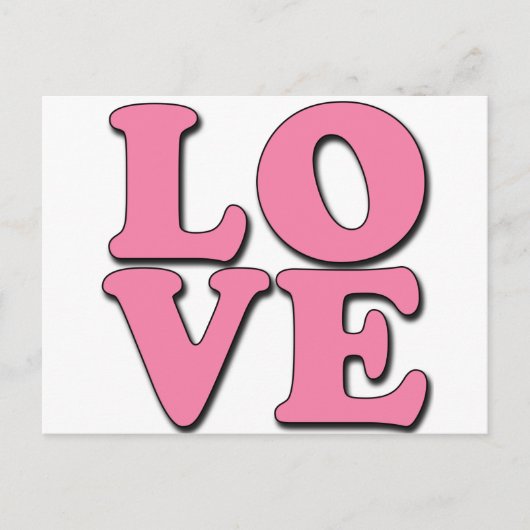 POP ART LOVE BRIEFKAART (Voorkant)