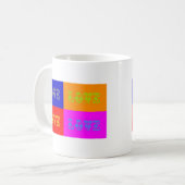 Pop Art Love Koffiemok (Voorkant links)