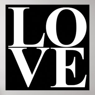 Pop Art LOVE Poster
