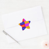 Pop Art Love Ster Sticker (Envelop)
