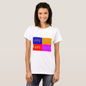Pop Art Love T-shirt (Voorkant volledig)