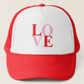 Pop Art LOVE Trucker Pet (Voorkant)