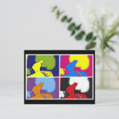 Pop Art Lucy #2 Briefkaart (Staand voorkant)