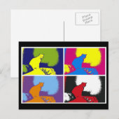 Pop Art Lucy #2 Briefkaart (Voorkant / Achterkant)