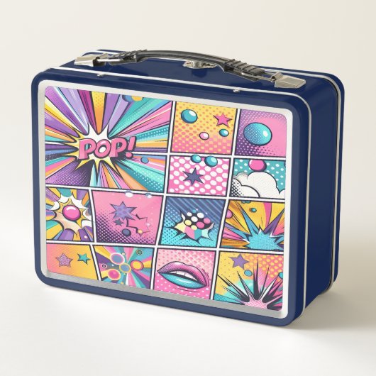 Pop Art lunchbox (Achterkant)
