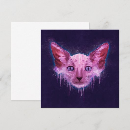 Pop Art Lykoi Werewolf Cat (Voorkant / Achterkant)