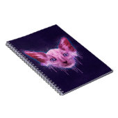 Pop Art Lykoi Werewolf Cat Notitieboek (Rechterzijde)