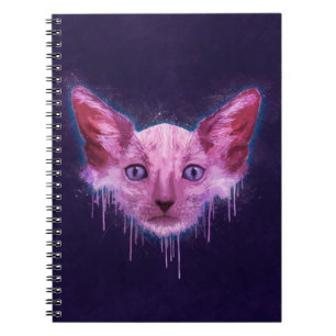 Pop Art Lykoi Werewolf Cat Notitieboek