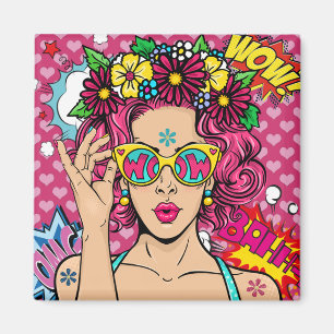 Pop Art Magneet