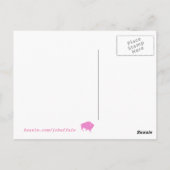 Pop Art Maine Coon Cat Briefkaart (Achterkant)