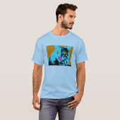 Pop Art Maine Coon Cat T-shirt (Voorkant volledig)