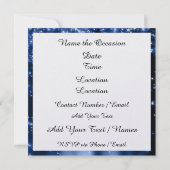 Pop Art Man Plechtige Viering Uitnodiging (Achterkant)