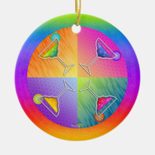Pop Art MARGARITA HANGEND SIERADEN Keramisch Ornament