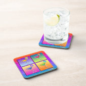 Pop Art Margaritas Cork Onderzetter (Rechterzijde)