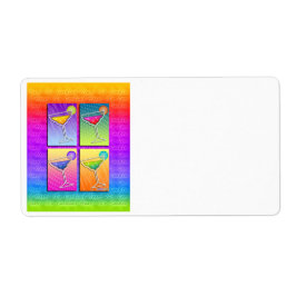 Pop Art MARGARITAS ETIKET