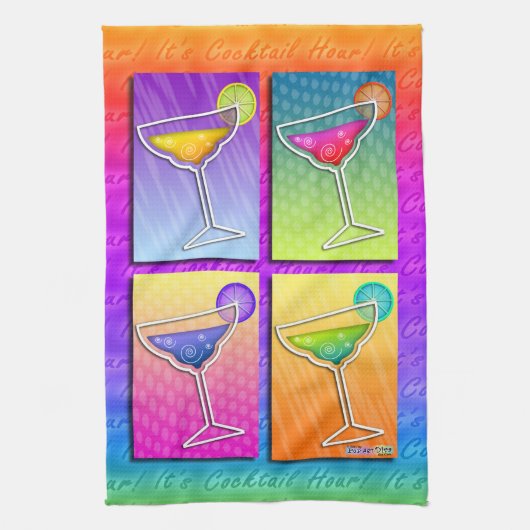 Pop Art MARGARITAS KITCHEN - BAR TOWEL Theedoek (Verticaal)
