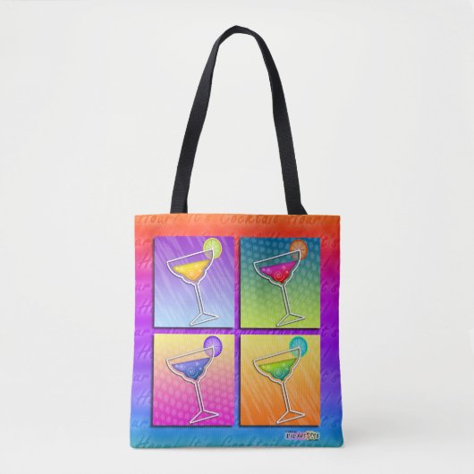 POP ART MARGARITAS TOTE BAG (Voorkant)