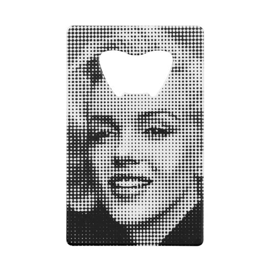 Pop Art Marilyn 2 Creditkaart Flessenopener (Voorkant)