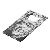 Pop Art Marilyn 2 Creditkaart Flessenopener (Achterkant Gekanteld)