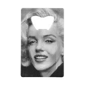 Pop Art Marilyn 2 Creditkaart Flessenopener (Achterkant)