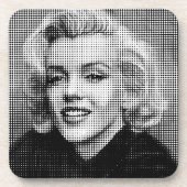 Pop Art Marilyn Bier Onderzetter (Voorkant)