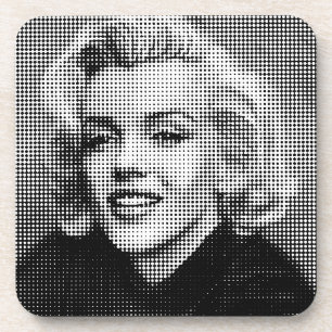 Pop Art Marilyn Bier Onderzetter
