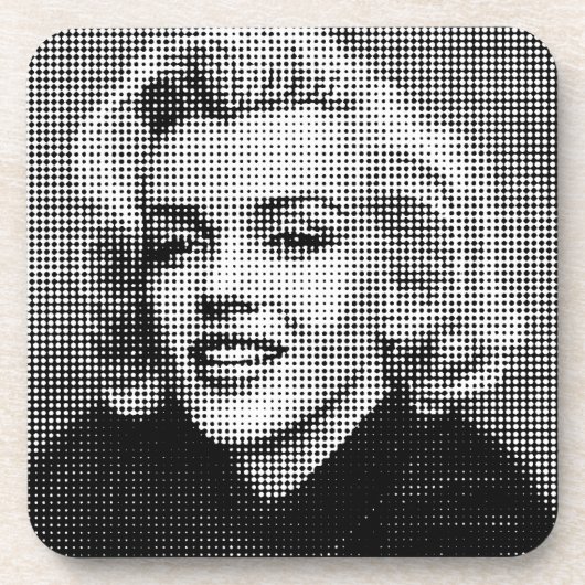 Pop Art Marilyn Bier Onderzetter (Voorkant)
