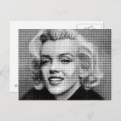 Pop Art Marilyn Briefkaart (Voorkant / Achterkant)