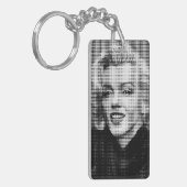 Pop Art Marilyn Sleutelhanger (Voorkant Links)