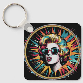 Pop Art Marilyn Sleutelhanger